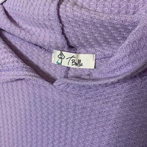 Lavender Cropped hoodie